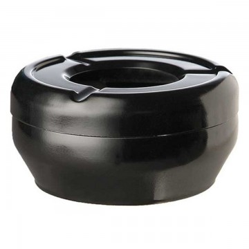 CENDRIER MELAMINE Ø12 NOIR