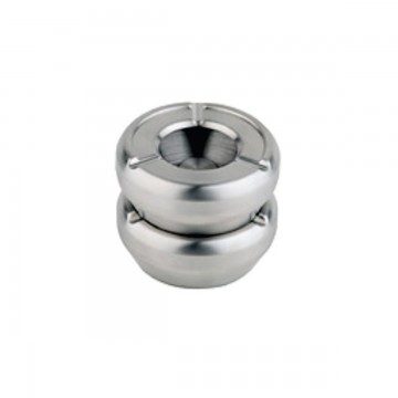 CENDRIER ANTI VENT INOX D12