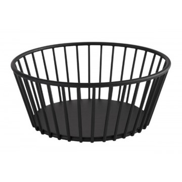 CORBEILLE NOIRE D17X7 METAL...
