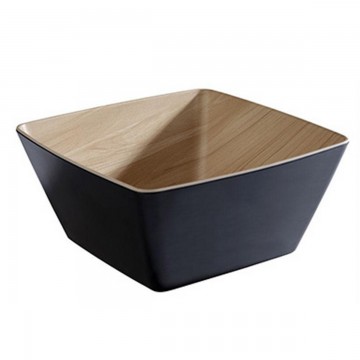 BOWL 25X25 FRIDA NOIR BEIGE