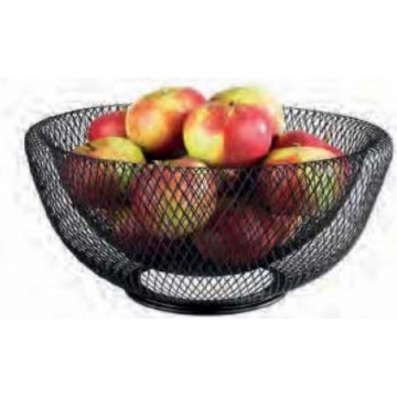 CORBEILLE METAL NOIR 31CM