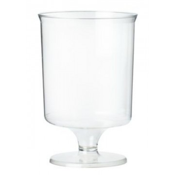 Stemmed glass transparent...