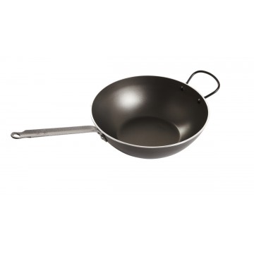 Wok round aluminium Ø 30 cm...