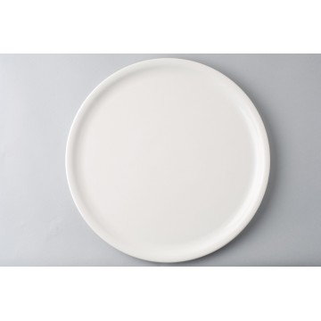 Pizza plate round ivory...