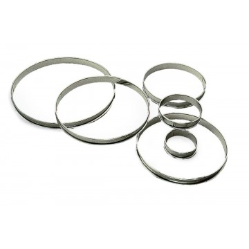 Tart ring stainless steel Ø...