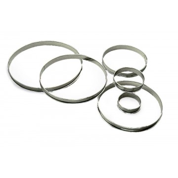 Tart ring stainless steel Ø...