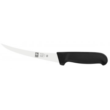Boning knife with curved...