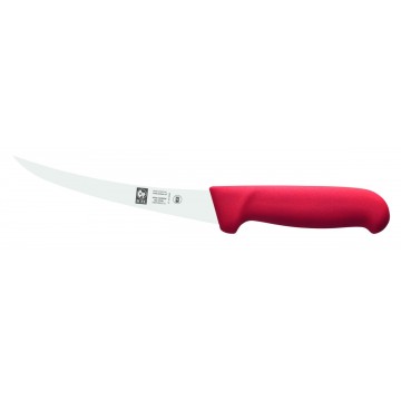 Boning knife with curved...
