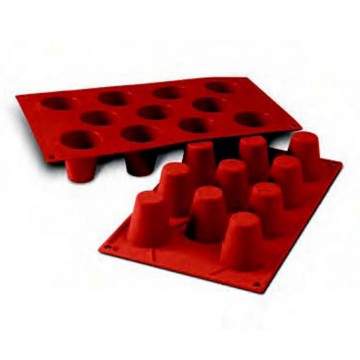 MOULE SILICONE 11 BABAS Ø45...