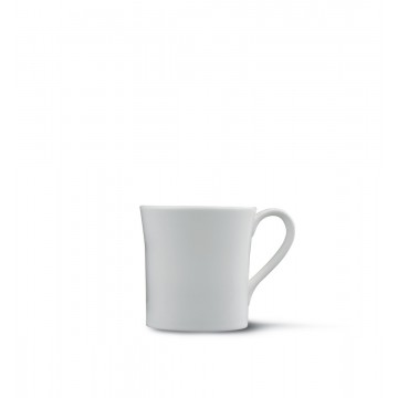 Mug round ivory porcelain...