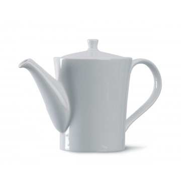 Coffee pot round ivory...