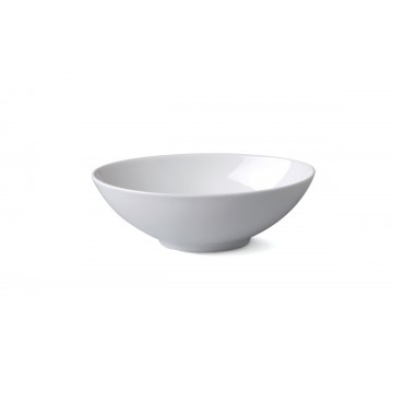 Salad bowl oval ivory...