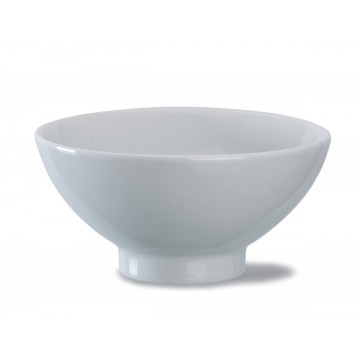 Bowl round ivory porcelain...